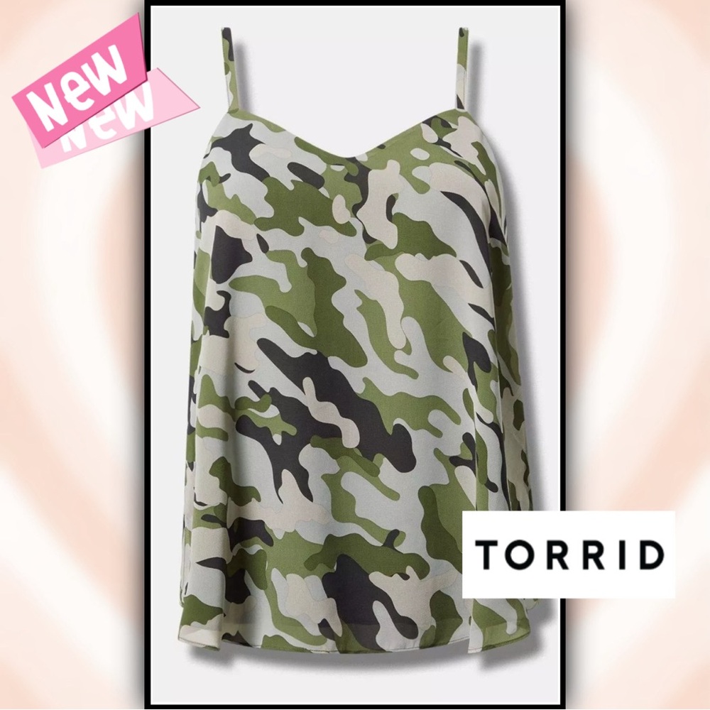 ⚡️NEW⚡️TORRID Sophie Camo Swing Cami #T1377_pl